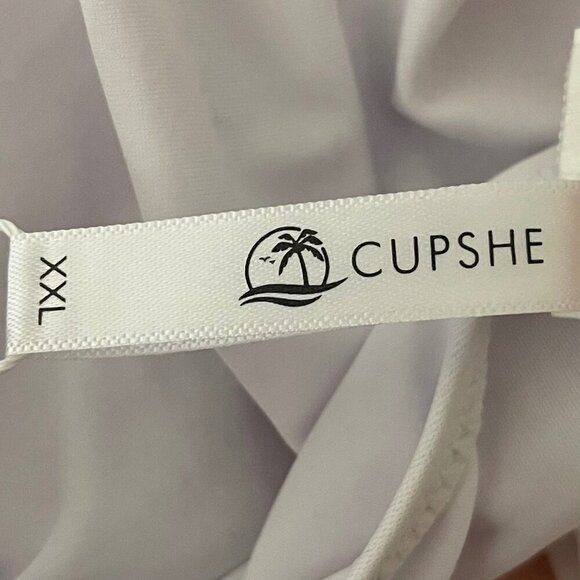 Cupshe XXL One Piece Swimsuit Colorblock Wrap Classic Coastal Resort Vacation - Picture 9 of 12